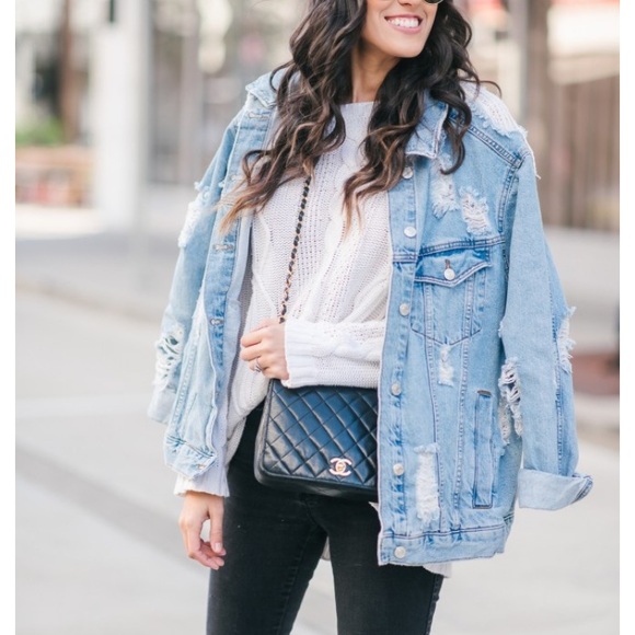 levis oversized denim trucker jacket